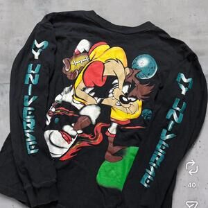 Looney Tunes Tasmanian Devil 90’s 1997 Long Sleeve Shirt